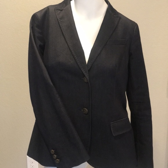 Talbots Jackets & Blazers - Talbots  Navy/Denim Blazer with Anchor Buttons